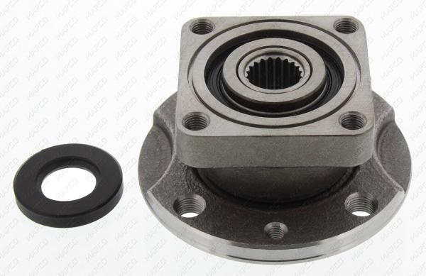 Wheel bearing kit, wheel bearing including wheel hub, rear axle (26065), Fiat Panda 4x4